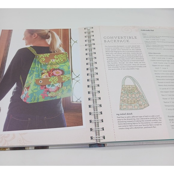 Sew Serendipity Bags How To Book Full Size Patterns By Kay Whitt Pretty Projects - Picture 8 of 12